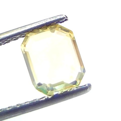 2.05 Ct GII Certified Unheated Untreated Natural Ceylon Yellow Sapphire AAA
