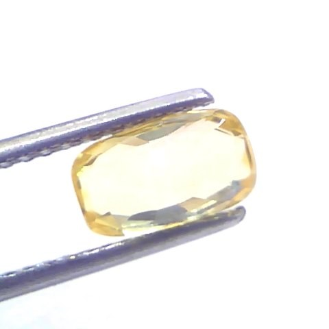 2.05 Ct GII Certified Unheated Untreated Natural Ceylon Yellow Sapphire