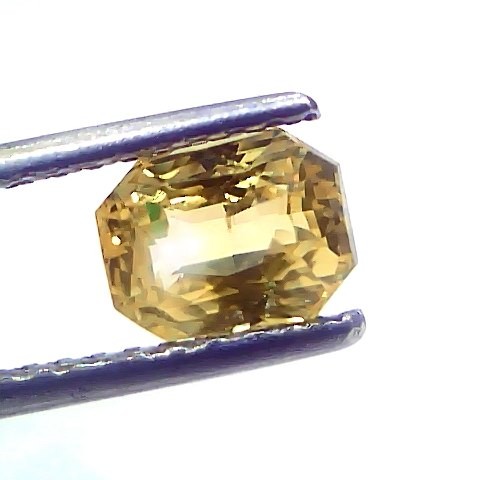 2.06 Ct GII Certified Unheated Untreated Natural Ceylon Yellow Sapphire AAA