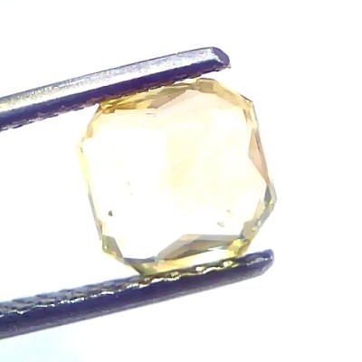 2.06 Ct GII Certified Unheated Untreated Natural Ceylon Yellow Sapphire AA
