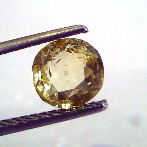 2.07 Ct 3.5 ratti Unheated Untreated Natural Ceylon Yellow Pukhraj