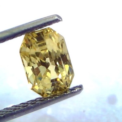 2.07 Ct Unheated Untreated Natural Ceylon Yellow Sapphire/Pukhraj