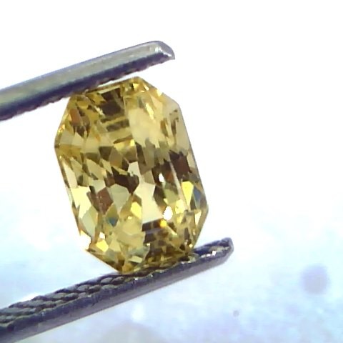 2.07 Ct Unheated Untreated Natural Ceylon Yellow Sapphire/Pukhraj
