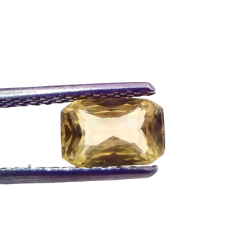 2.07 Ct IGI Certified Unheated Untreated Natural Ceylon Yellow Sapphire 2.07 Ct IGI Certified Unheated Untreated Natural Ceylon Yellow Sapphire