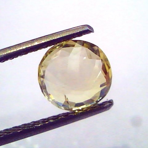 2.07 Ct 3.5 ratti Unheated Untreated Natural Ceylon Yellow Pukhraj