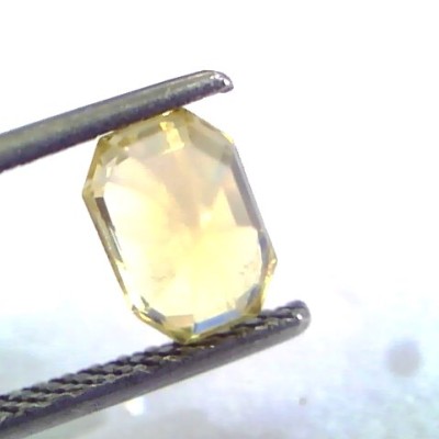 2.07 Ct Unheated Untreated Natural Ceylon Yellow Sapphire/Pukhraj