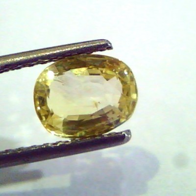 2.11 Ct 3.5 ratti Unheated Untreated Natural Ceylon Yellow Pukhraj