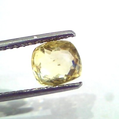 2.10 Ct Unheated Untreated Natural Ceylon Yellow Sapphire Pukhraj