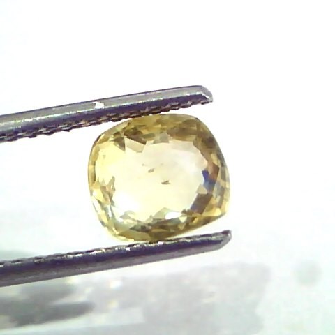 2.10 Ct Unheated Untreated Natural Ceylon Yellow Sapphire Pukhraj