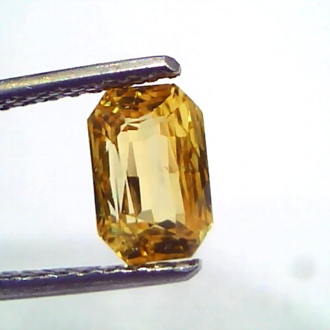 2.09 Ct Unheated Untreated Natural Ceylon Yellow Sapphire Pukhraj AAA