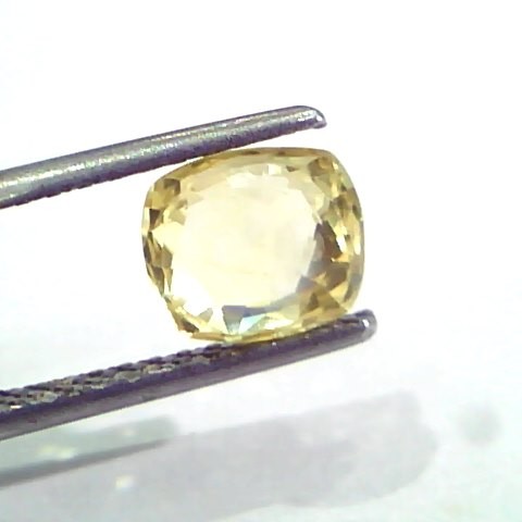 2.10 Ct Unheated Untreated Natural Ceylon Yellow Sapphire Pukhraj