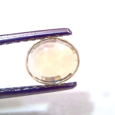2.09 Ct IGI Certified Unheated Untreated Natural Ceylon Yellow Sapphire