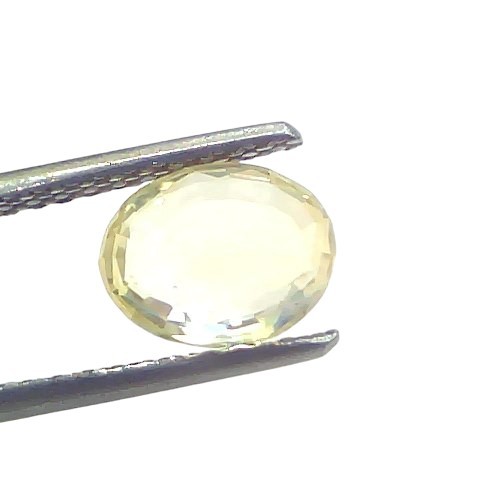 2.09 Ct GII Certified Unheated Untreated Natural Ceylon Yellow Sapphire 2.09 Ct GII Certified Unheated Untreated Natural Ceylon Yellow Sapphire