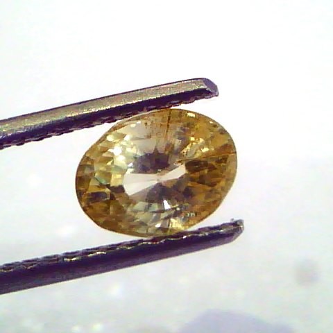 2.10 Ct 3.5 ratti Unheated Untreated Natural Ceylon Yellow Pukhraj