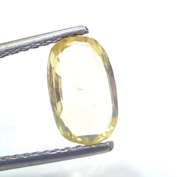 2.20 Ct Certified Unheated Untreated Natural Ceylon Yellow Sapphire