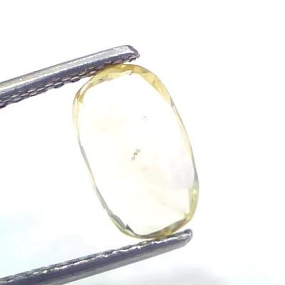 2.20 Ct Certified Unheated Untreated Natural Ceylon Yellow Sapphire