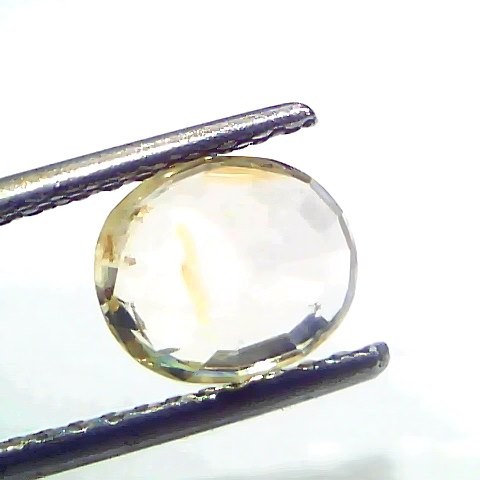 2.17 Ct Certified Unheated Untreated Natural Ceylon Yellow Sapphire