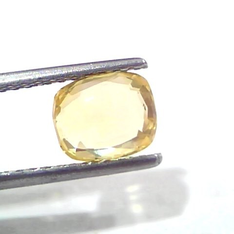 2.10 Ct Certified Unheated Untreated Natural Ceylon Yellow Sapphire Gems