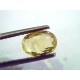 2.12 Ct Unheated Untreated Natural Ceylon Yellow Sapphire Gemstone