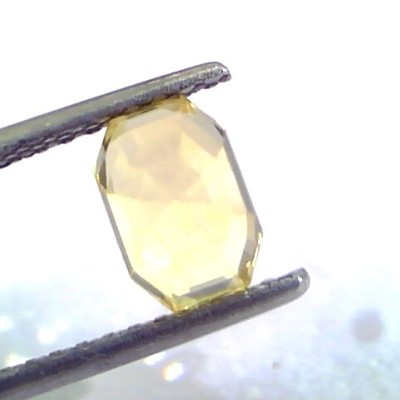 2.11 Ct Unheated Untreated Natural Ceylon Yellow Sapphire/Pukhraj