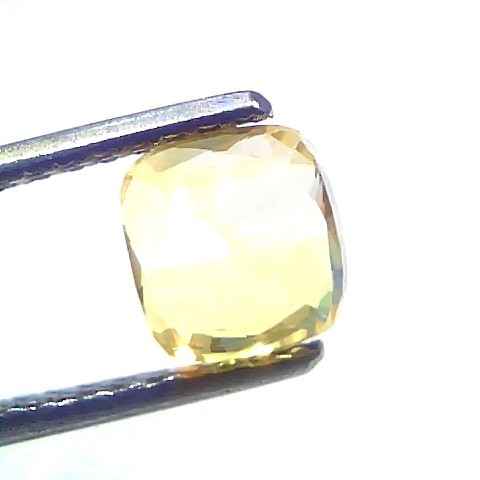 2.12 Ct Gii Certified Unheated Untreated Natural Ceylon Yellow Sapphire AAA