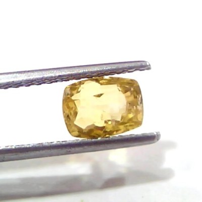 2.15 Ct Certified Unheated Untreated Natural Ceylon Yellow Sapphire Gems