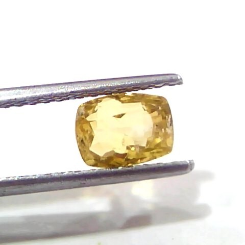 2.15 Ct Certified Unheated Untreated Natural Ceylon Yellow Sapphire Gems