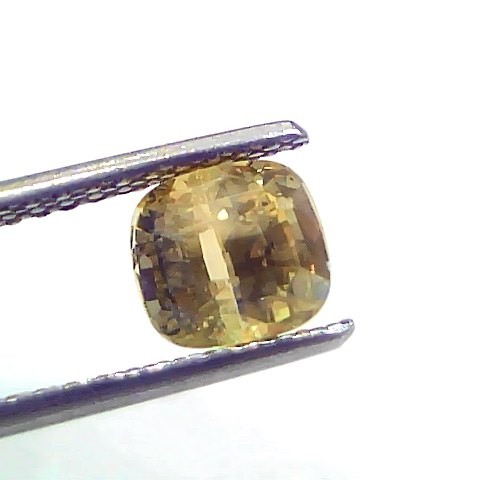 2.09 Ct Certified Unheated Untreated Natural Ceylon Yellow Sapphire