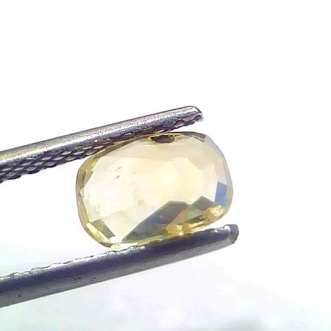2.19 Ct Certified Unheated Untreated Natural Ceylon Yellow Sapphire