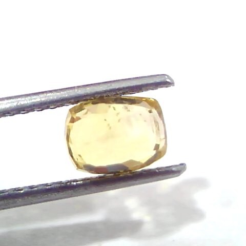 2.15 Ct Certified Unheated Untreated Natural Ceylon Yellow Sapphire Gems