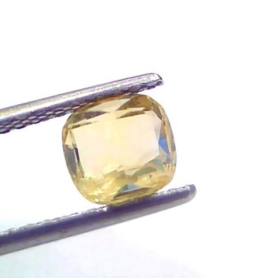 2.09 Ct Certified Unheated Untreated Natural Ceylon Yellow Sapphire