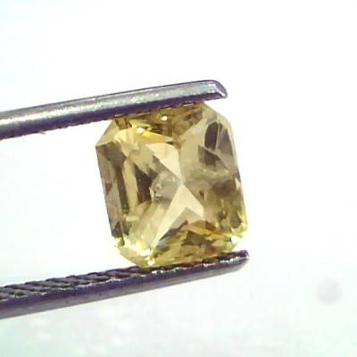 2.16 Ct Unheated Untreated Natural Ceylon Yellow Sapphire Pukhraj