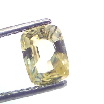 2.16 Ct GII Certified Unheated Untreated Natural Ceylon Yellow Sapphire