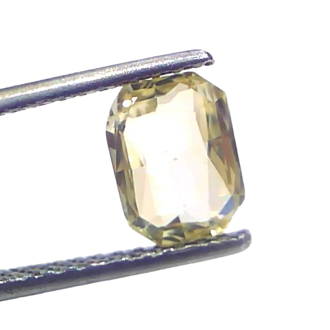 2.17 Ct GII Certified Unheated Untreated Natural Ceylon Yellow Sapphire 2.17 Ct GII Certified Unheated Untreated Natural Ceylon Yellow Sapphire