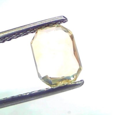 2.17 Ct Unheated Untreated Natural Ceylon Yellow Sapphire Pukhraj AAA