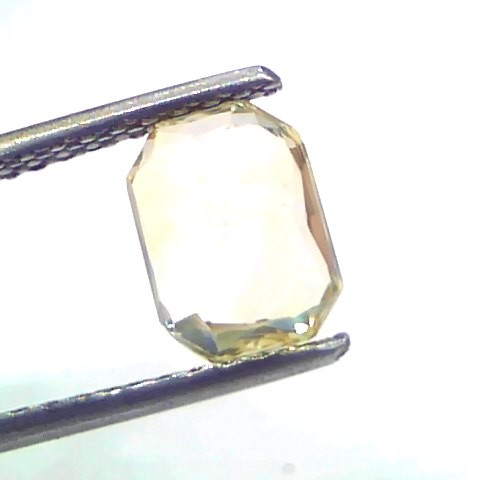 2.17 Ct Unheated Untreated Natural Ceylon Yellow Sapphire Pukhraj AAA