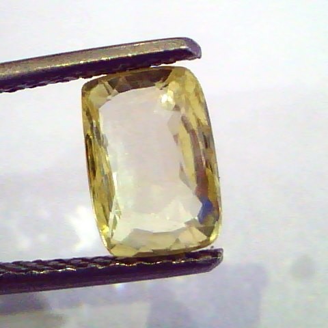 2.20 Ct Unheated Untreated Natural Ceylon Yellow Sapphire Gems