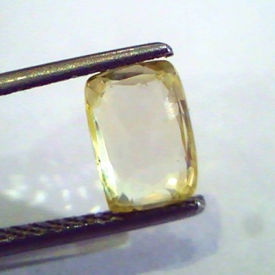 2.20 Ct Unheated Untreated Natural Ceylon Yellow Sapphire Gems