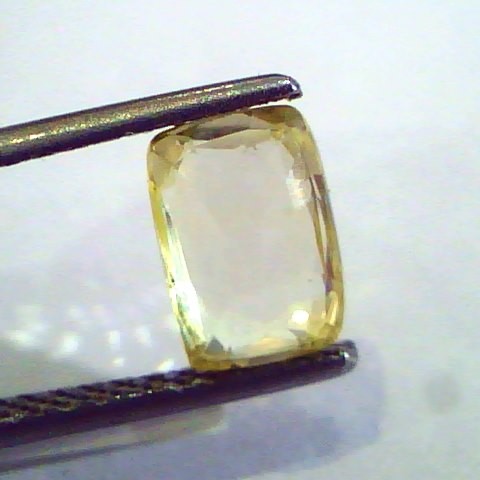 2.20 Ct Unheated Untreated Natural Ceylon Yellow Sapphire Gems