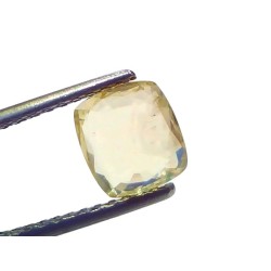 2.23 Ct Certified Unheated Untreated Natural Ceylon Yellow Sapphire Gems 2.23 Ct Certified Unheated Untreated Natural Ceylon Yellow Sapphire Gems