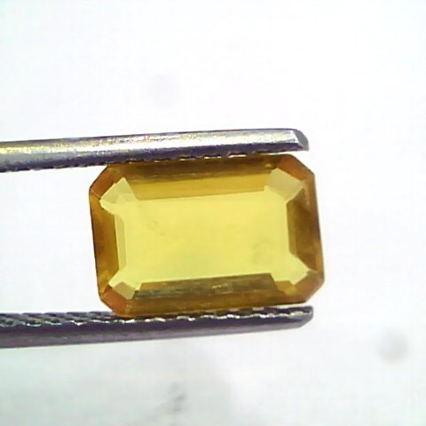 2.23 Ct Natural Yellow Sapphire Pukhraj Jupiter Gemstone(Heated)
