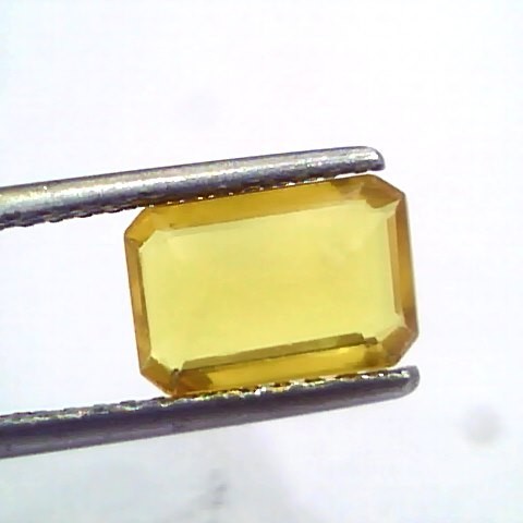 2.23 Ct Natural Yellow Sapphire Pukhraj Jupiter Gemstone(Heated)