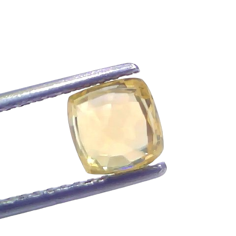 2.20 Ct GII Certified Unheated Untreated Natural Ceylon Yellow Sapphire 2.20 Ct GII Certified Unheated Untreated Natural Ceylon Yellow Sapphire