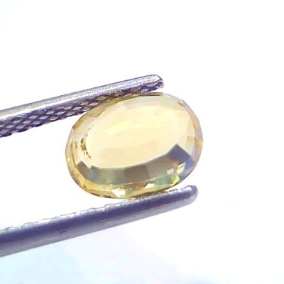 2.20 Ct Certified Unheated Untreated Natural Ceylon Yellow Sapphire