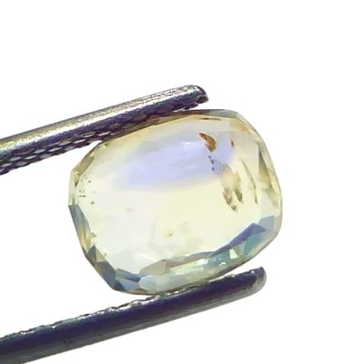2.25 Ct Certified Unheated Untreated Natural Ceylon Yellow Sapphire Gems 2.25 Ct Certified Unheated Untreated Natural Ceylon Yellow Sapphire Gems