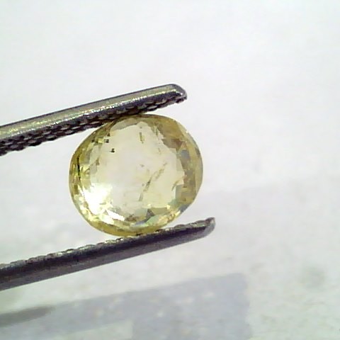 2.23 Ct Unheated Untreated Natural Ceylon Yellow Sapphire Gems