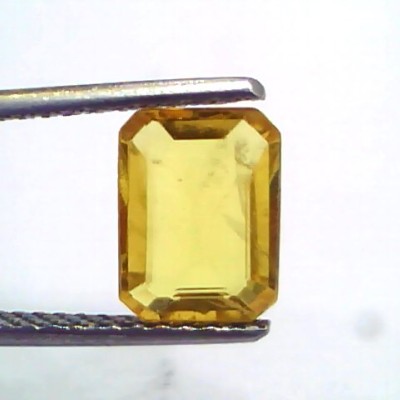 2.23 Ct Natural Yellow Sapphire Pukhraj Jupiter Gemstone (Heated)