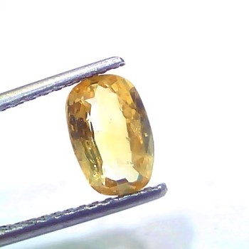 2.27 Ct Certified Unheated Untreated Natural Ceylon Yellow Sapphire