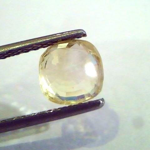 2.25 Ct Unheated Untreated Natural Ceylon Yellow Sapphire Gems