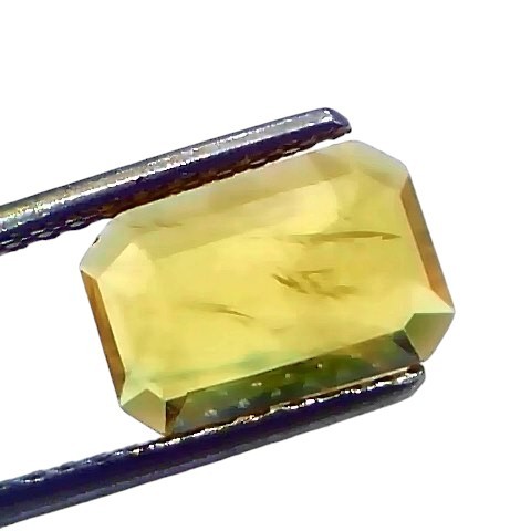2.26 Ct Natural Yellow Sapphire Pukhraj Jupiter Gemstone (Heated) 2.26 Ct Natural Yellow Sapphire Pukhraj Jupiter Gemstone (Heated)